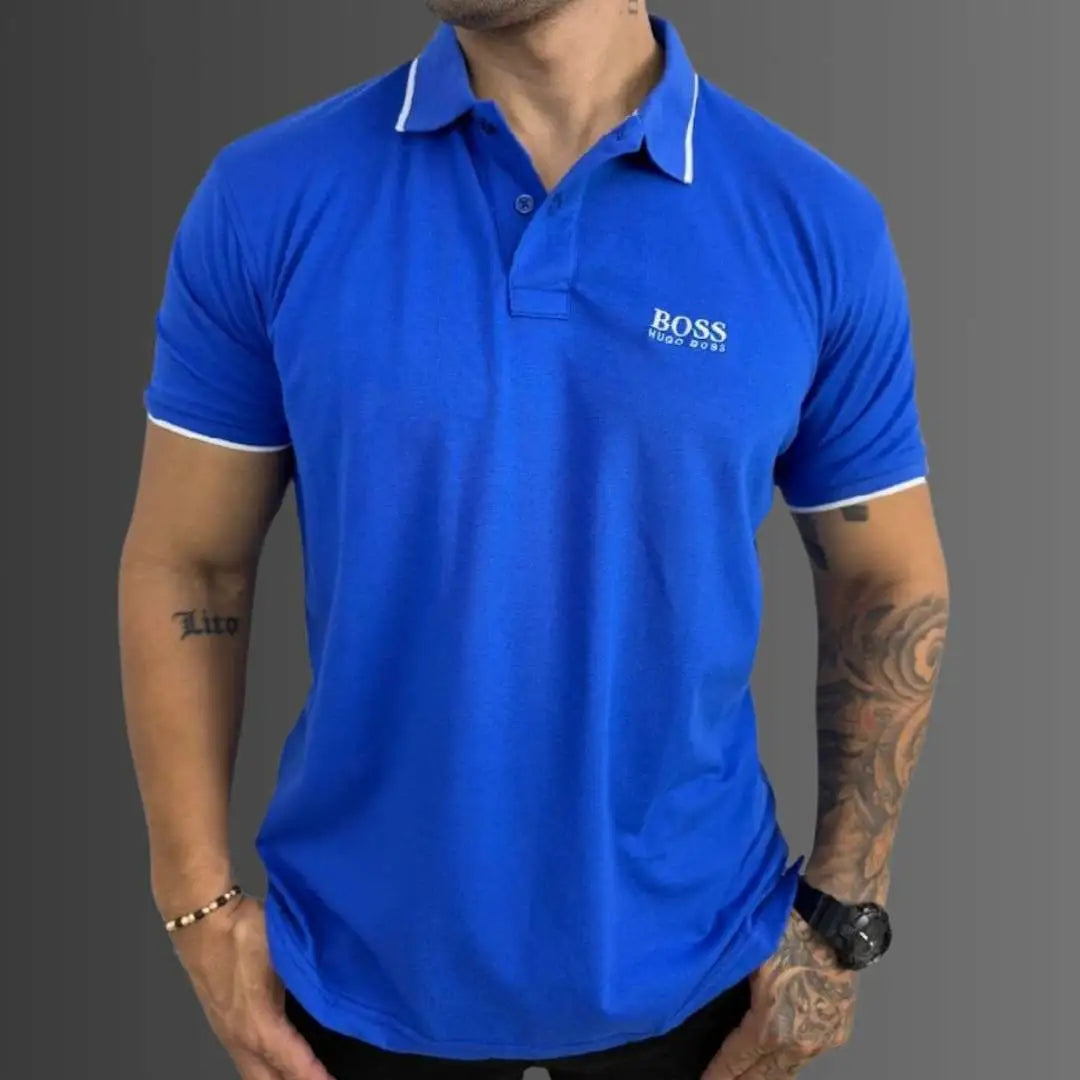 Pack X3 |Camiseta Tipo Polo H.B. Combinada