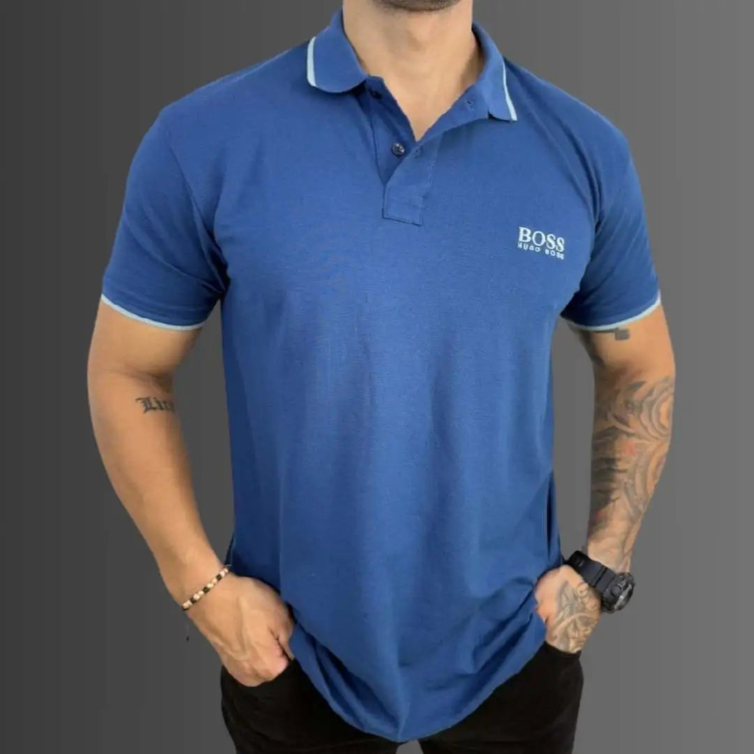 Pack X3 |Camiseta Tipo Polo H.B. Combinada