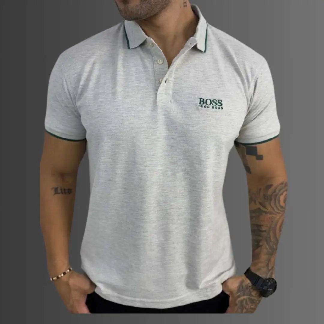 Pack X3 |Camiseta Tipo Polo H.B. Combinada