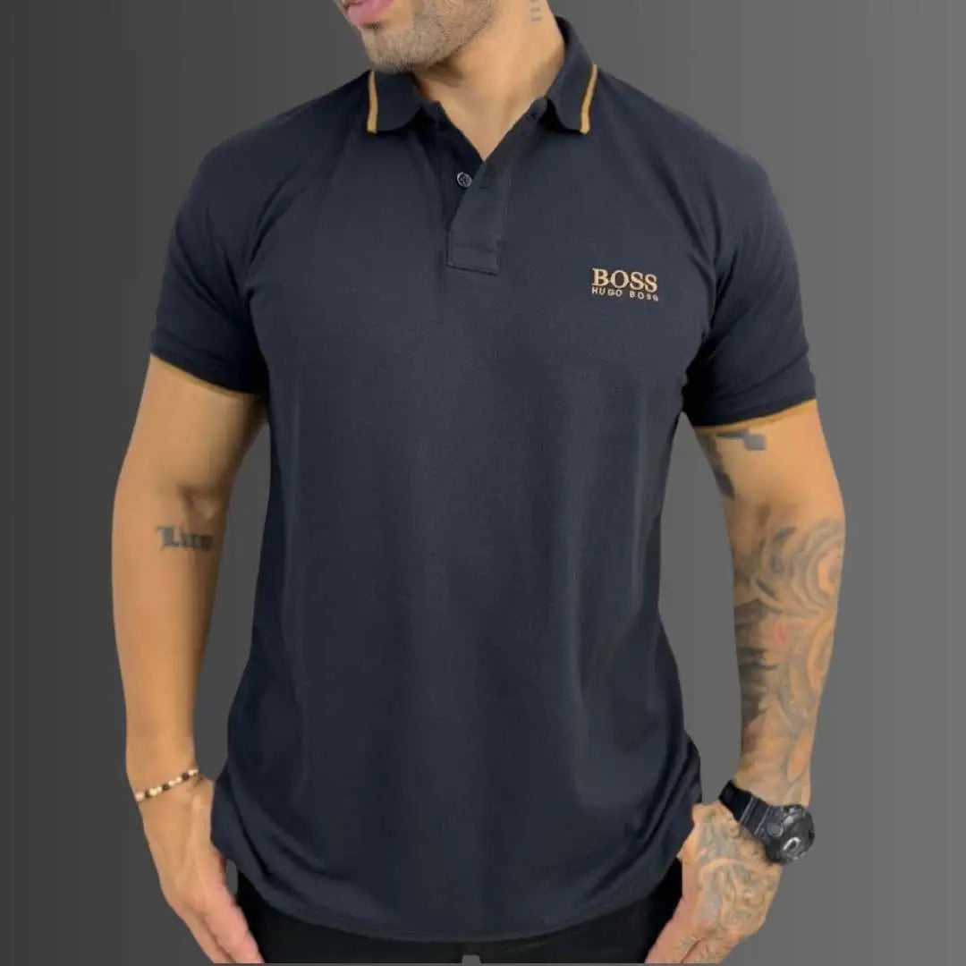 Pack X3 |Camiseta Tipo Polo H.B. Combinada