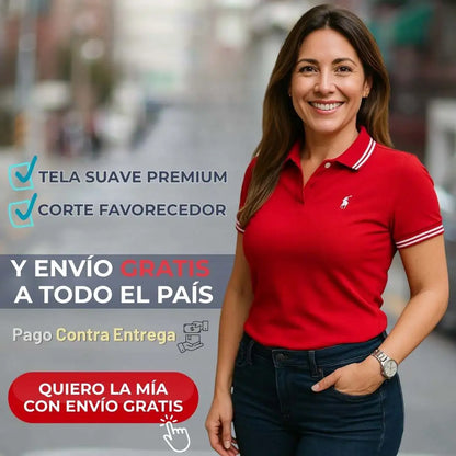 Luce Elegante y Cómoda en Cualquier Ocasión con la Nueva Polo RL para Mujer