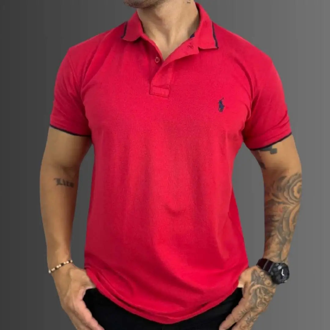 Pack X3 |Camiseta Tipo Polo Premium Combinada👕