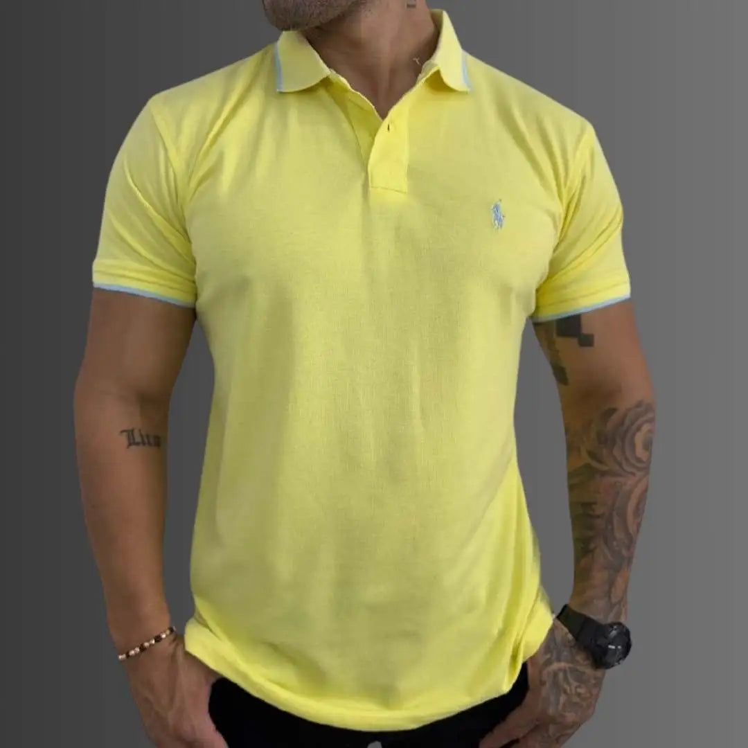 Pack X3 |Camiseta Tipo Polo Premium Combinada👕