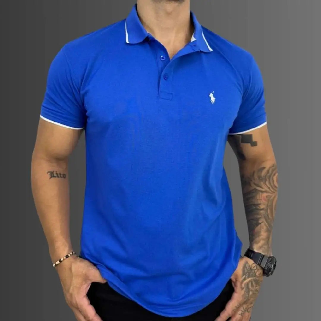 Pack X3 |Camiseta Tipo Polo Premium Combinada👕