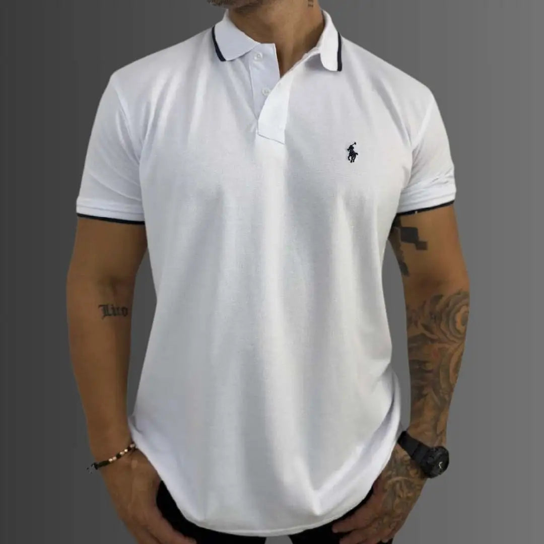 Pack X3 |Camiseta Tipo Polo Premium Combinada👕