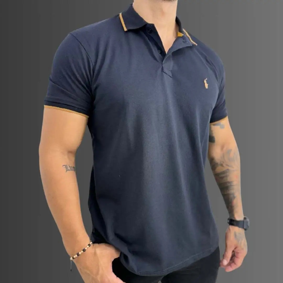Pack X3 |Camiseta Tipo Polo Premium Combinada👕