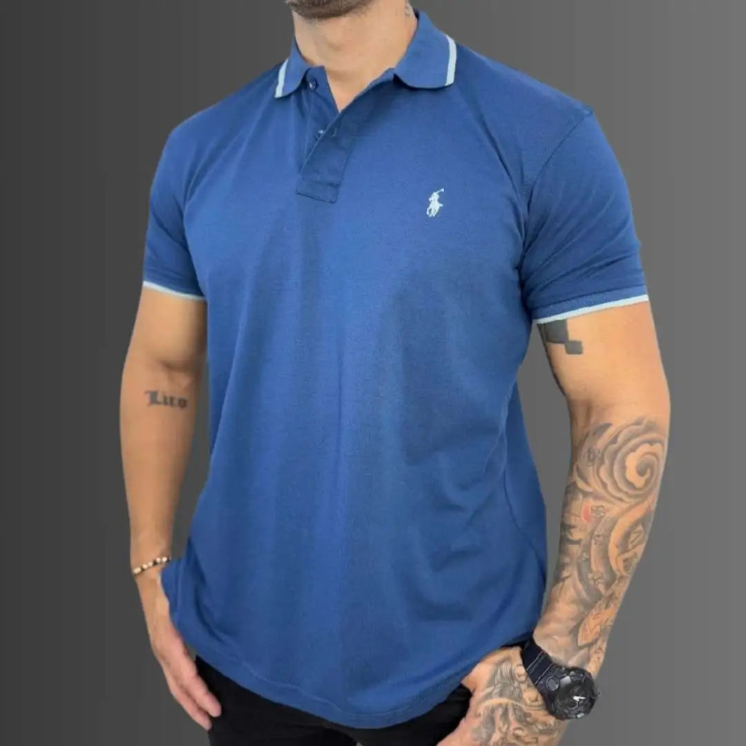 Pack X3 |Camiseta Tipo Polo Premium Combinada👕