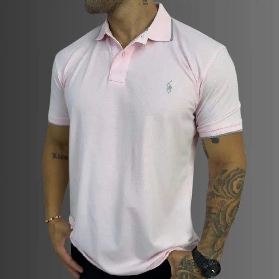 Pack X3 |Camiseta Tipo Polo Premium Combinada👕