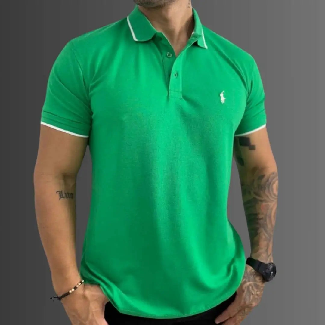 Pack X3 |Camiseta Tipo Polo Premium Combinada👕